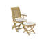 Westminster Teak Barbuda Chair and Ottoman Set