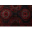 Tapis bleu marine / rouge Teimani 4 pi 0 po x 6 pi 9 po