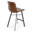 Brisbane Murphy Counter Chair In Chestnut Leather