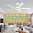 60" 5 Abs Blade Propeller Classic Ceiling Fan With Led Lights And Remote Control, 6 Speeds Reversible Dc Motor, 3 Color Lights, Timer, Suitable For Bedroom, Patios, Living Room, Balcony-102735178