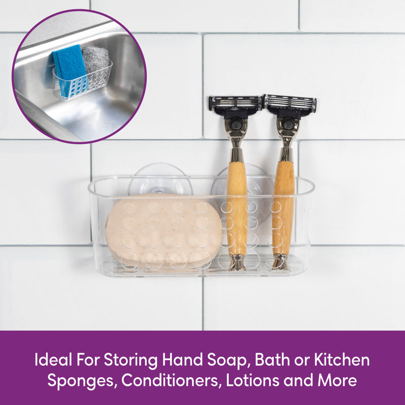 Plastic Suction Cup Basket Caddy - Basics by Wayfair™