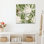 Ensemble de 4 panneaux muraux - Incado «Reaching Flowers», art mural sur toile pour le salon, la chambre à coucher ou le bureau 