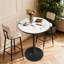Round Marble Top Metal Base Dining Table