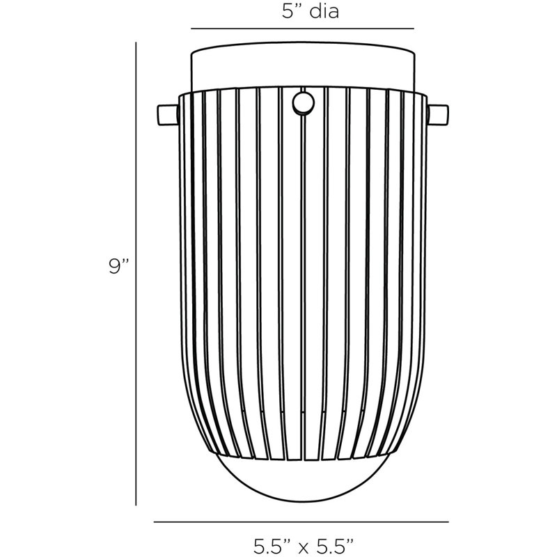York 1 - Light Flush Mount