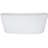 Newbury 62'' x 28'' Freestanding Soaking Solid Surface Bathtub-50879064