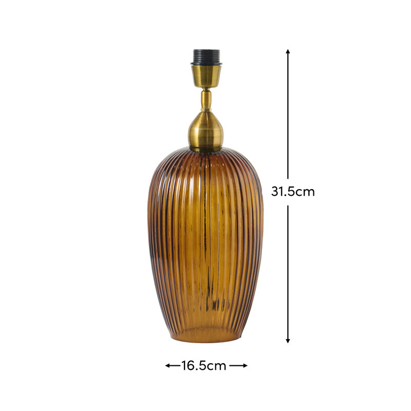 Glass Lamp Base Lamp