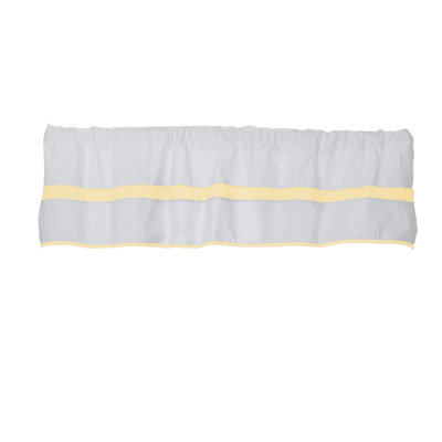 Massingill Cotton Blend Tailored Window Valance