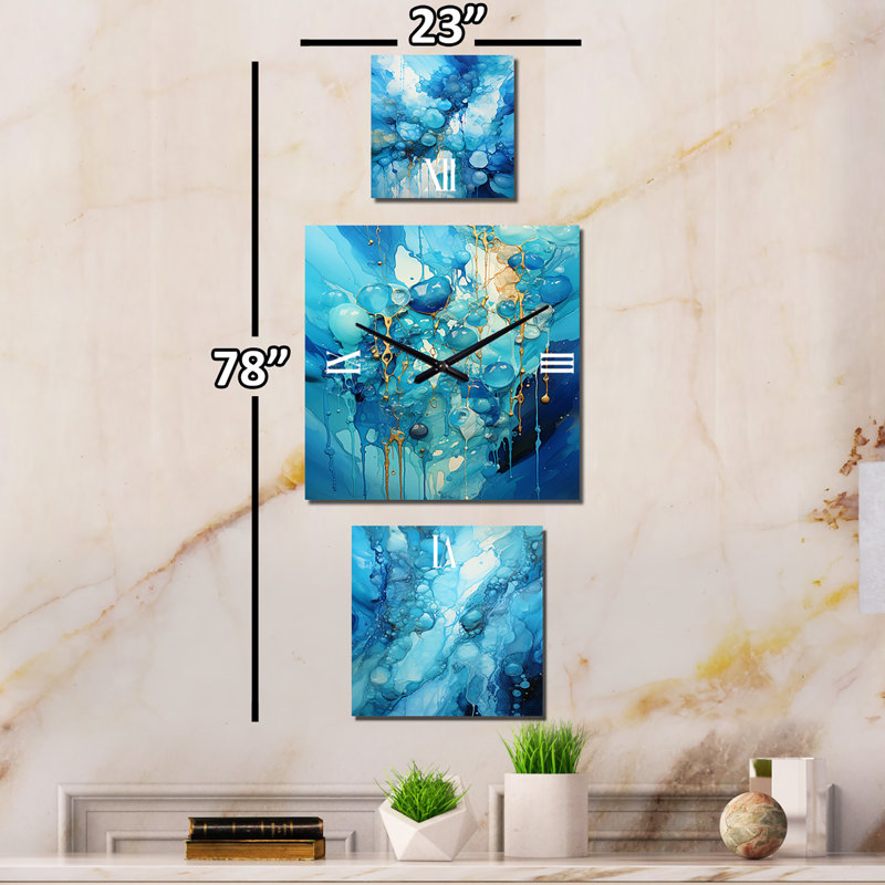 Maani Metal Wall Clock