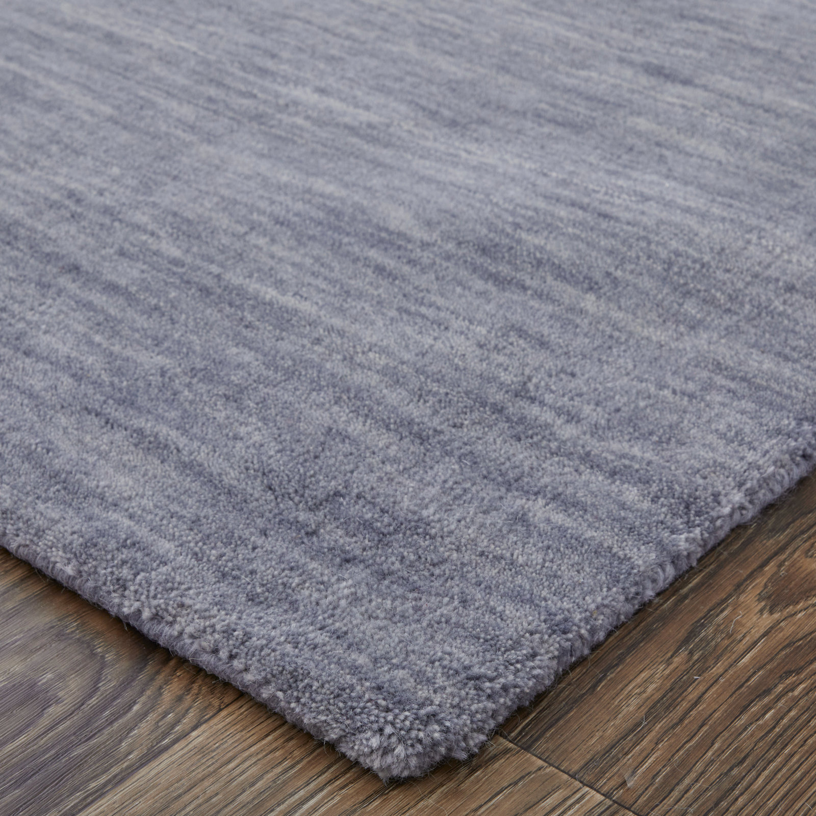 Kaden Handmade Wool Smoke Rug, Rectangle 2' x 3'