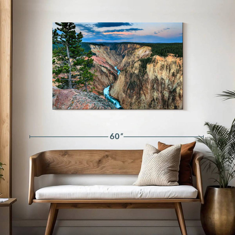 Alvord Yellowstone Grand Canyon, 30" H x 45" W