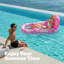 Chaise de piscine gonflable avec repose-pieds-97744162
