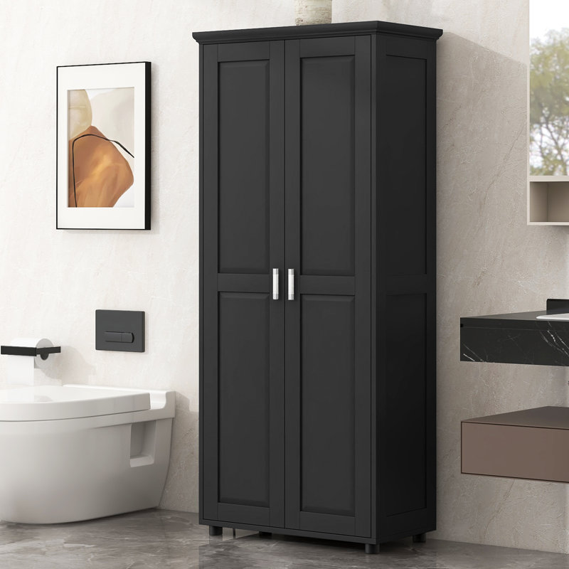 Armoire de rangement à 2 portes avec 5 tablettes réglables Roomfitter