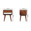 Eduarte 45cm W Solid Wood Bedside Table