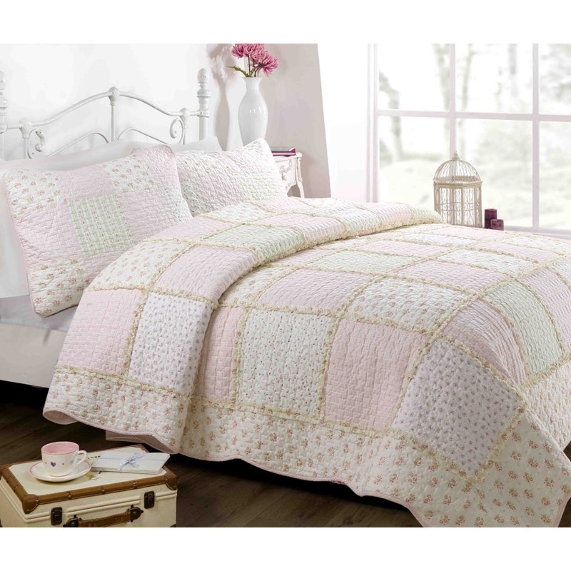 Ensemble de courtepointe , Courtepointe grand + 2 couvre-oreillers standard