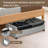 Under Bed Storage Containers With Wheels And Clear Lids, 2-Pack Extra Large Rolling Storage Bins, Metal Frame Organizer For Clothes, Shoes, Toys, And Seasonal Items
