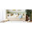 Lit de jour simple rembourré avec lit gigogne-2130896090