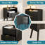 41 cm W Iron Bedside Table
