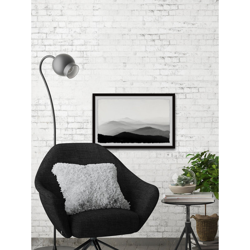 « vaste horizon »-cadre photo, impression sur papier, H 8 po x l 12 po x P 1,5 po
