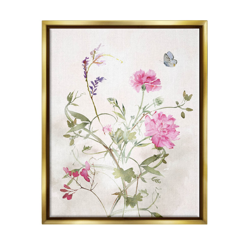 «Vivid Pink Carnation Blooms» par Nina Blue, impression sur toile, H 21 po x l 17 po x P 1,7 po
