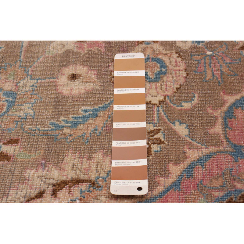 Tapis unique en laine 9 pi 11 po x 12 pi 8 po Yerai
