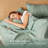 Bedsure Bed Sheets, Cotton Linen Sheet Set, Breathable & Durably, Anti - Pilling & Soft, Deep Pocket Fitted Bed sheet set Up to 16 Inches-109947944-109947945