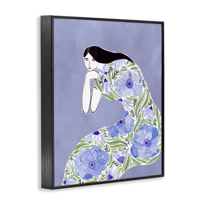  Floral Dress Framed Giclee Art by Melissa Wang