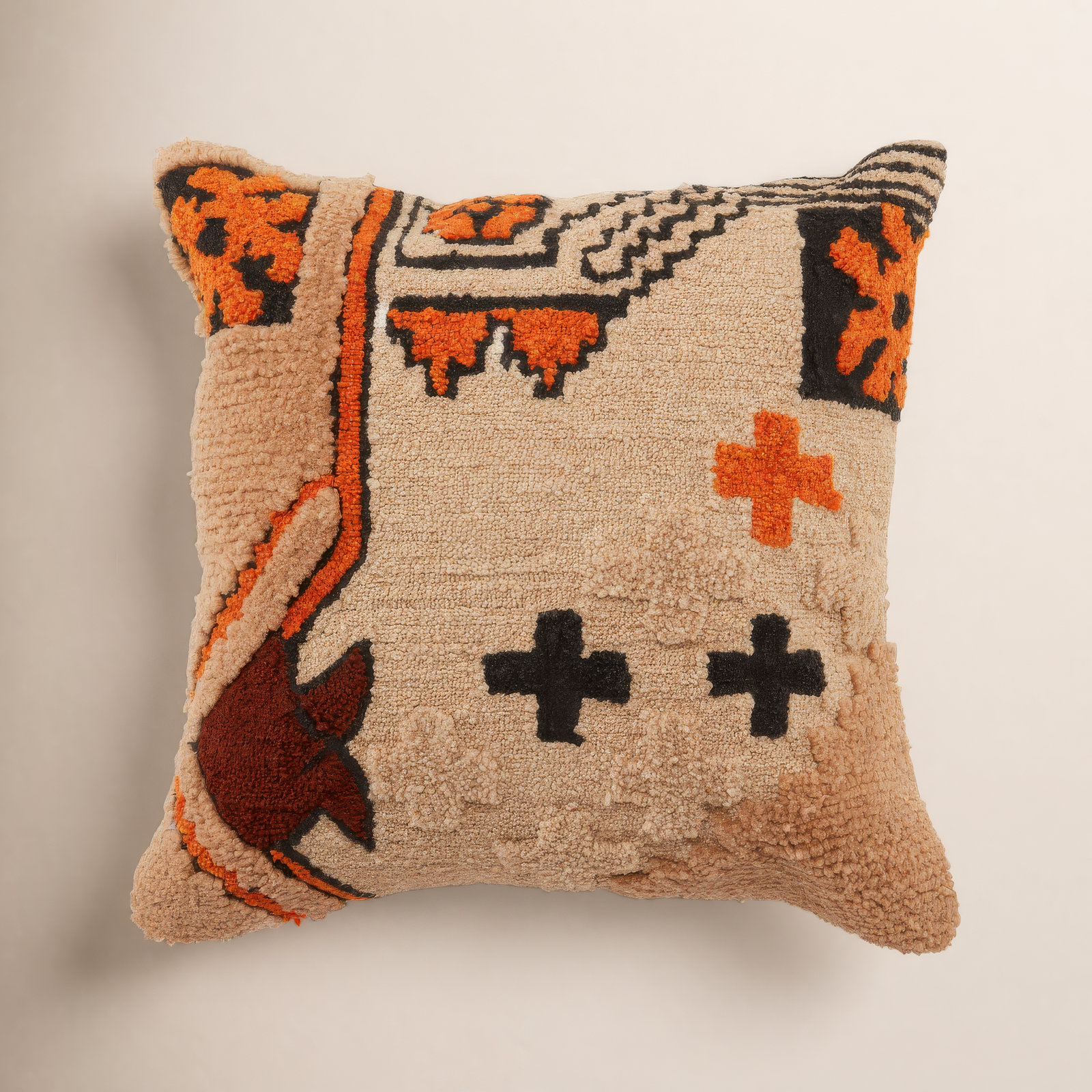 Geometric Indoor/Outdoor Throw Pillow, Polyfill