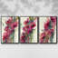 «Poppy Summer I», ensemble de 3 toiles encadrées-97711227-97711228