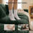 108-Inch High-Resilience Boneless Sponge Sofa With 30 Density, Double-Layer Cloud-Like Cushions, Multiple Combination Options, No Installation Required / Green-651282044