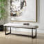 Banc long noir Garr