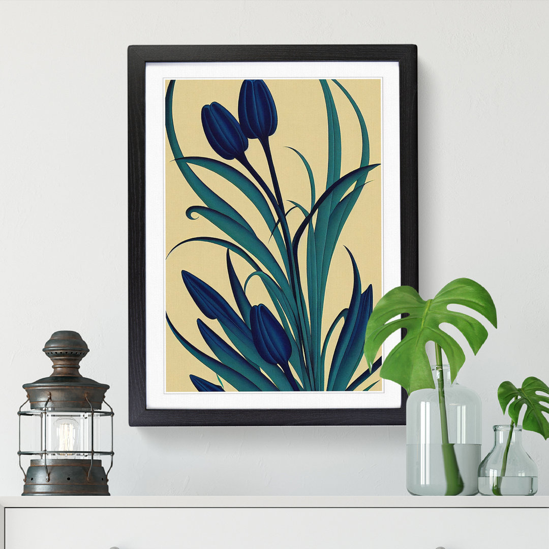 Bluebell Flower Deco - Single Picture Frame Print