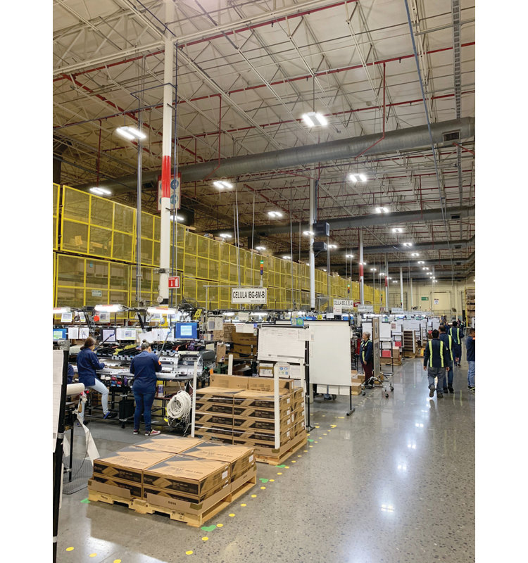 White Aluminum LED High Bay Ceiling Light with Acrylic Lens