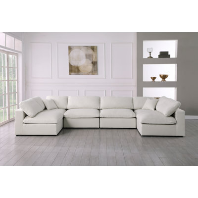 Burrows Upholstered U-Shaped Sectional Reversible