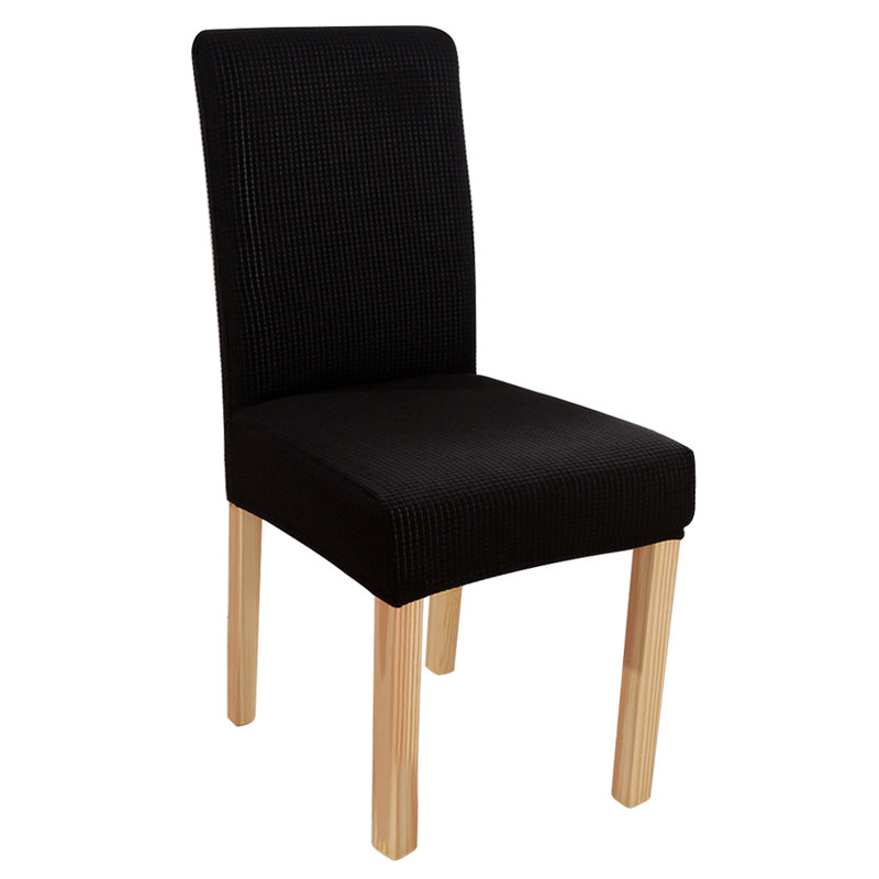 Housse extensible pour chaise de salle à manger, Noir