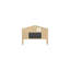 Tête de lit avec armoire de rangement pour lit double Montessori-1132658097