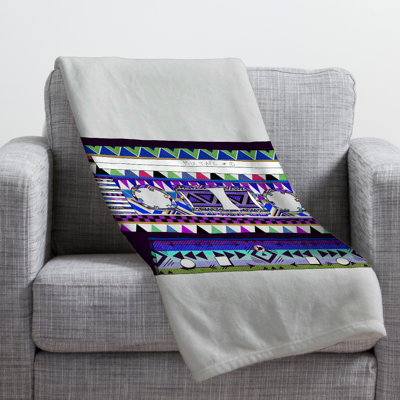 Bianca Green Throw Blanket