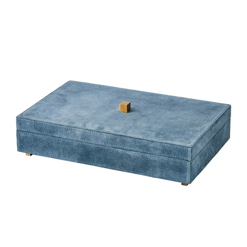 Handmade Decorative Box, 4.75" H x 16.25" W x 10.25" D