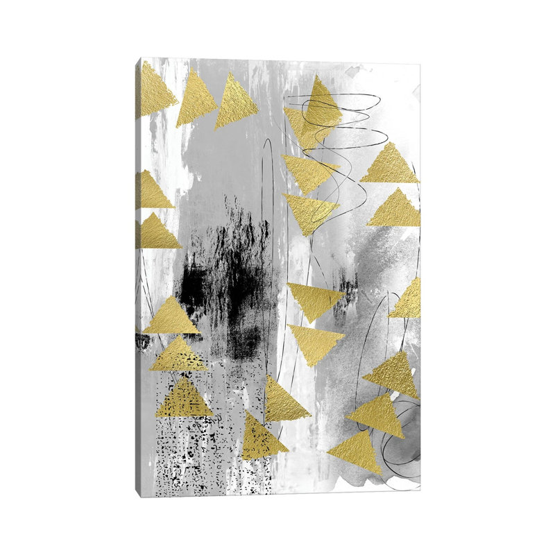 Grey Matter by Nikki Chu - Wrapped Canvas Gallery-Wrapped Canvas Giclée, 20.32 cm H x 30.48 cm W