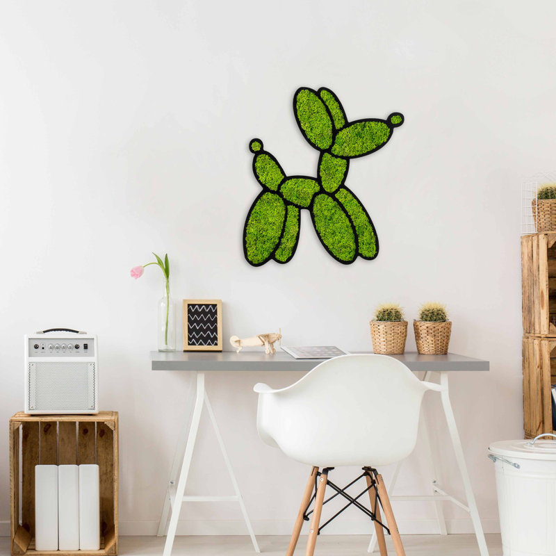 Art lunaire fantaisiste avec ballon