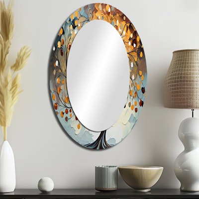 Miroir mural jaune et jaune jaune majestueux