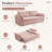 85" Textured Fabric Convertible Sofa Bed, Modern 2-in-1 Sleeper Couch-1126312035
