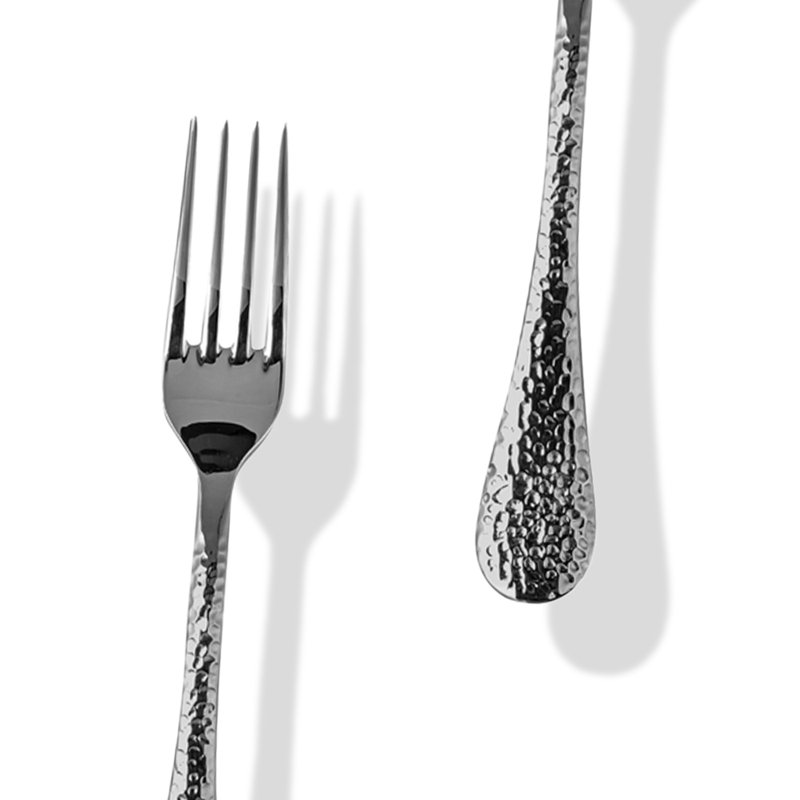 MEPRA Epoque Stainless Steel Flatware Set, Black Gold