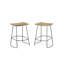 Tabouret de comptoir moderne sans dossier 25 pouces avec repose-pieds Modern Brown-19577978-46499437