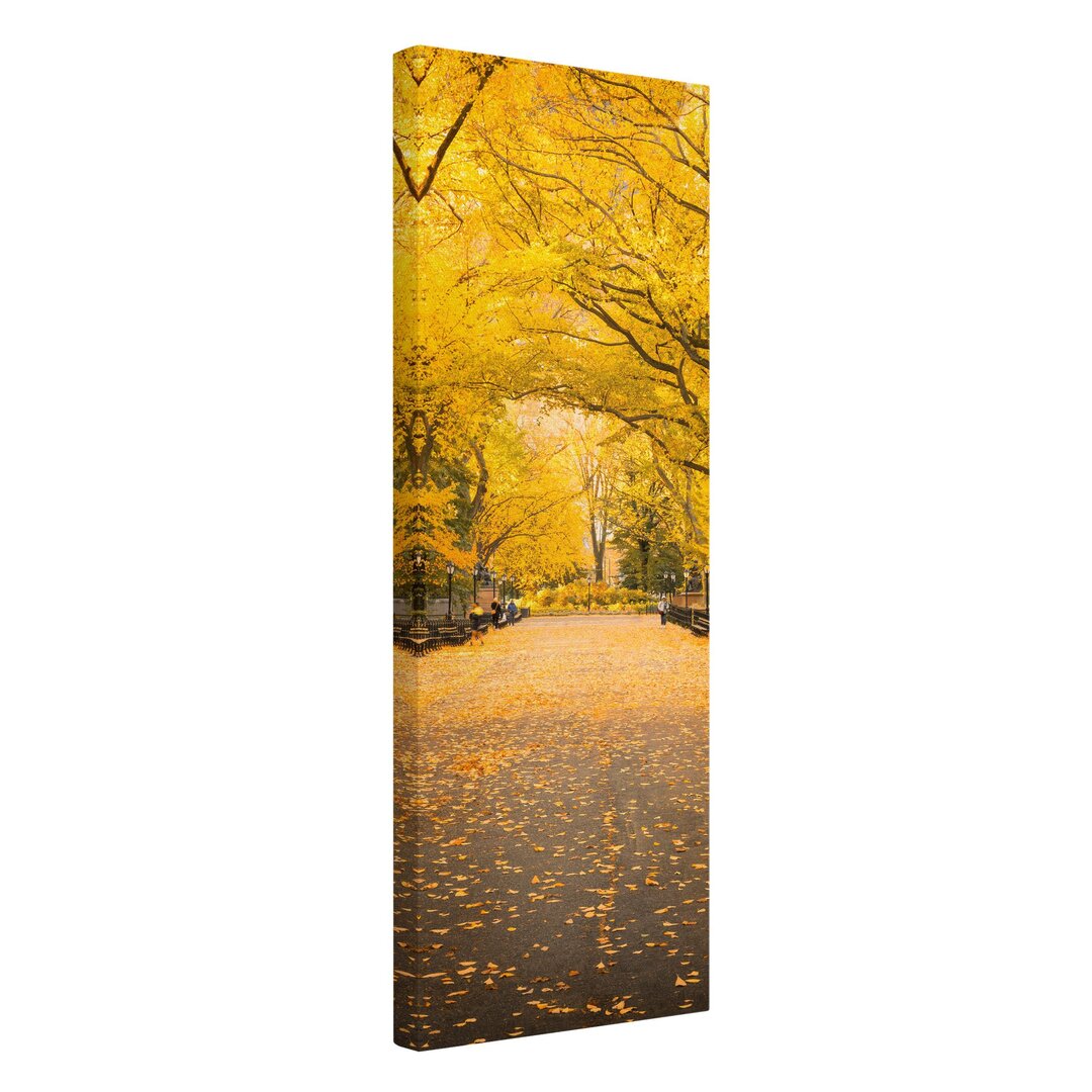 Leinwandbild Herbst im Central Park von Jan Becke