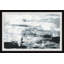 «Black and White Smudges III» par Parvez Taj - Reproduction d'art sur papier encadrée-1864404144