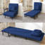 Canapé-lit pliant 46 po 5-en-1, causeuse convertible 5-en-1, dossier réglable à 5 positions avec canapé-lit pliant, canapé-lit peu encombrant pour le salon, la chambre à coucher et le bureau-57222532