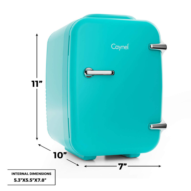 Mini réfrigérateur portatif thermoélectrique 4 litres, Bleu