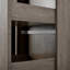 Buffet traditionnel autoportant avec huche, grande armoire de rangement pour garde-manger avec armoire latérale coulissante, tablettes de porte et tiroir