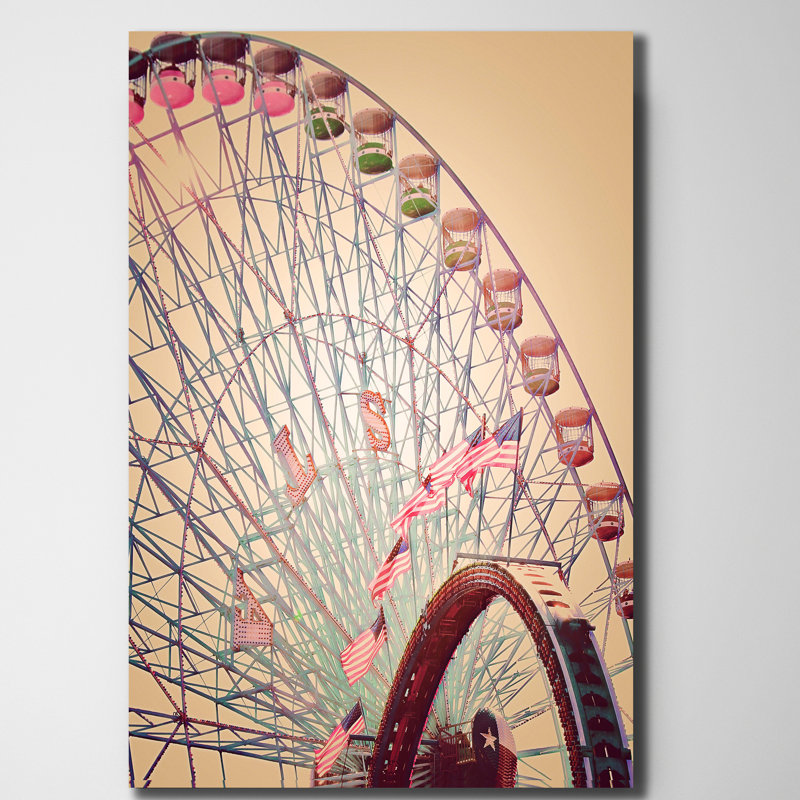Wheel by Ashley Davis - Wrapped Canvas Print, 91cm H x 61cm W x 4cm D