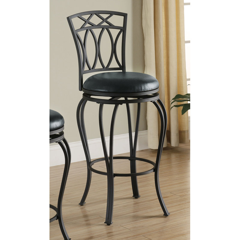 Colston Upholstered Swivel Stool, Bar Stool (29" Seat Height)